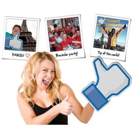 Kæmpe "Like" Hånd