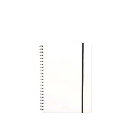Büngers Notesbog A5 Plast med Spiralryg - Transparent