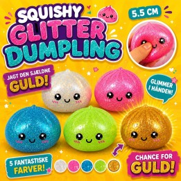 dumbling glitter 5,5 centimeter