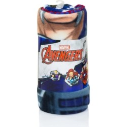 Marvel Avengers Fleece Tæppe 100 x 150 cm,
 Blå