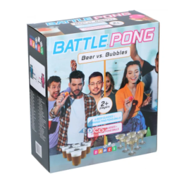 Battle Pong - Øl vs. Champagne udgave, 18 dele