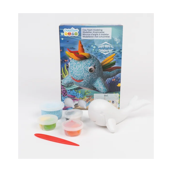 Creative Kids Foam Clay modelleringsskum - Fisk, 63g
