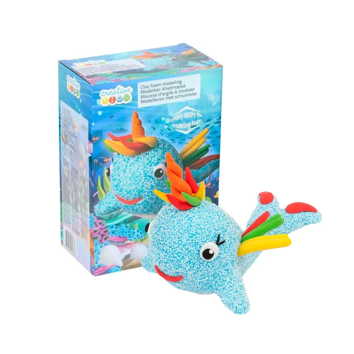 Creative Kids Foam Clay modelleringsskum - Fisk, 63g