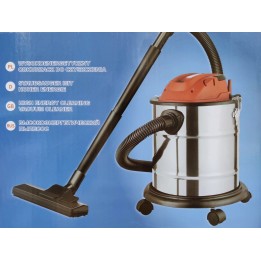 Våd/tør støvsuger, 20 liter, 2200 watt. HEPA filter
