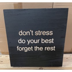 Do not stress