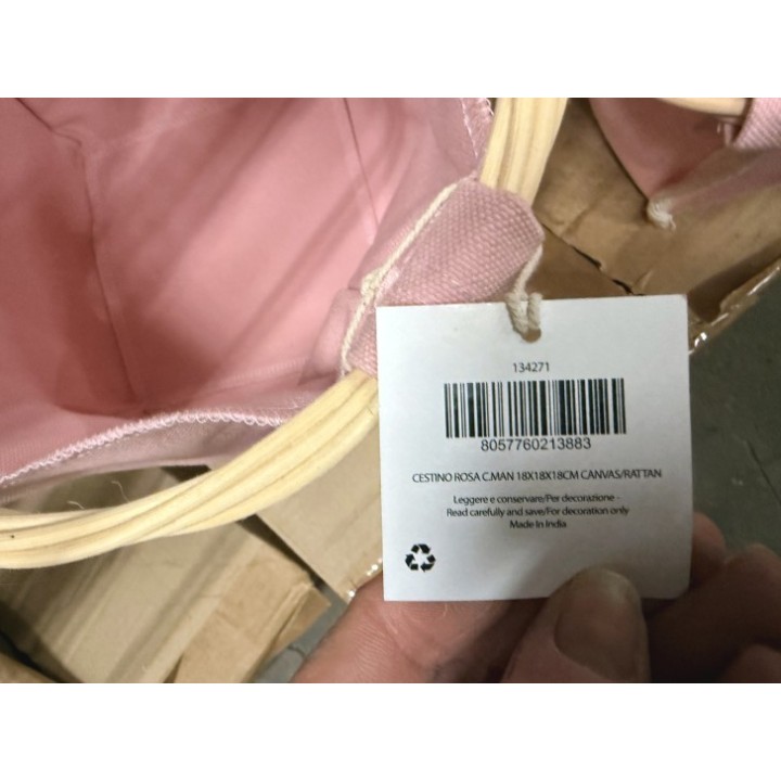 1 sæt a 2 Lyserøde opbevaringskurve