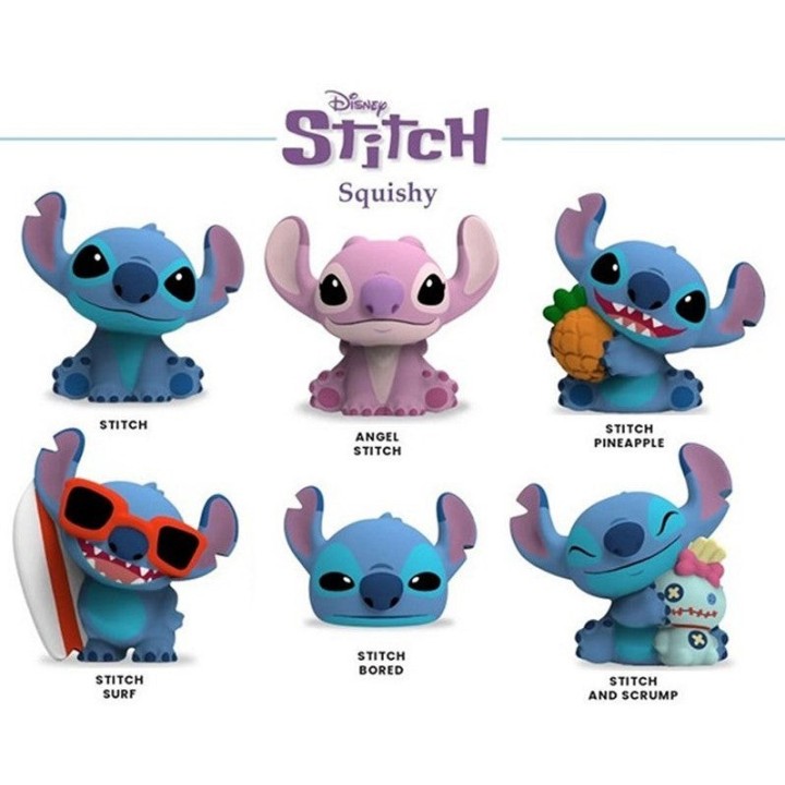 Stitch-squishy – 15 x 20 cm, assorteret | Dit Lagersalg