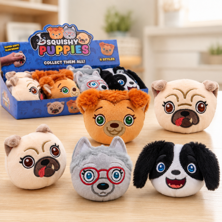 Plush Puppies-squishy | Dit Lagersalg