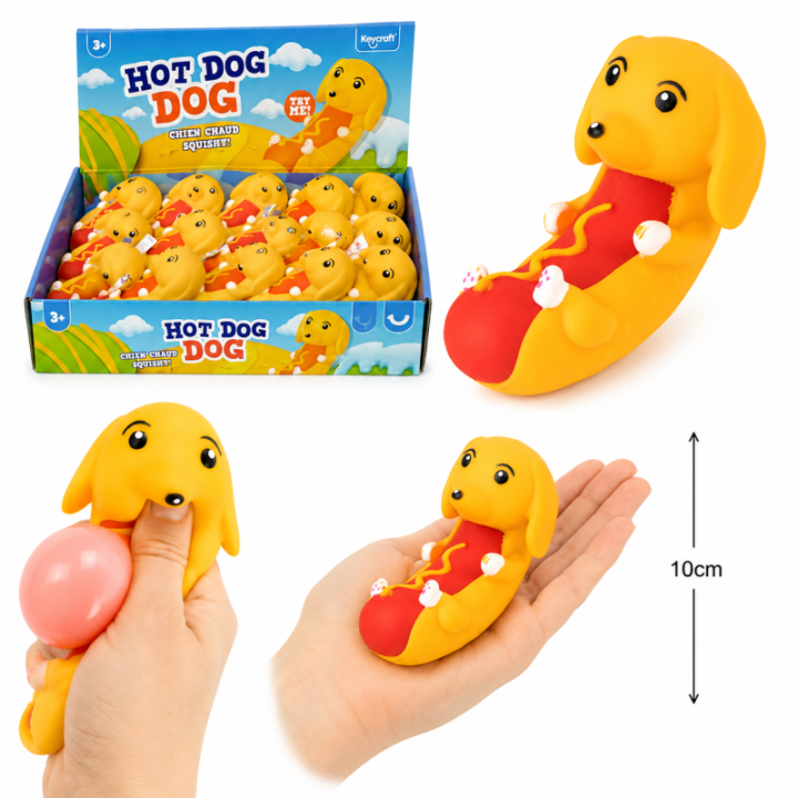 Hotdog Dog-squishy | Dit Lagersalg