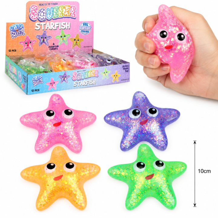 Sugar Starfish-squishy – 10 cm | Dit Lagersalg