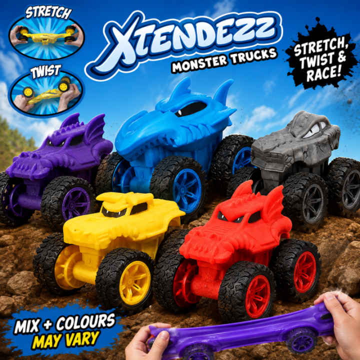 Stretchy Monstertruck – assorteret model | Dit Lagersalg