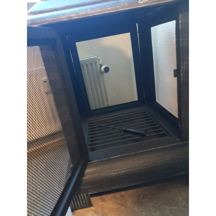 Bålhytte i metal H110