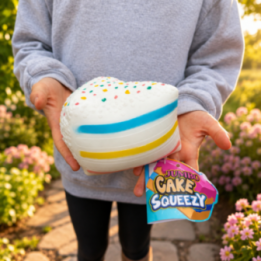 Jumbo kage-squishy – 12 cm | Dit Lagersalg