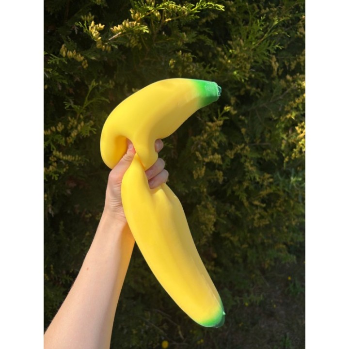 XXL banan-squishy | Dit Lagersalg