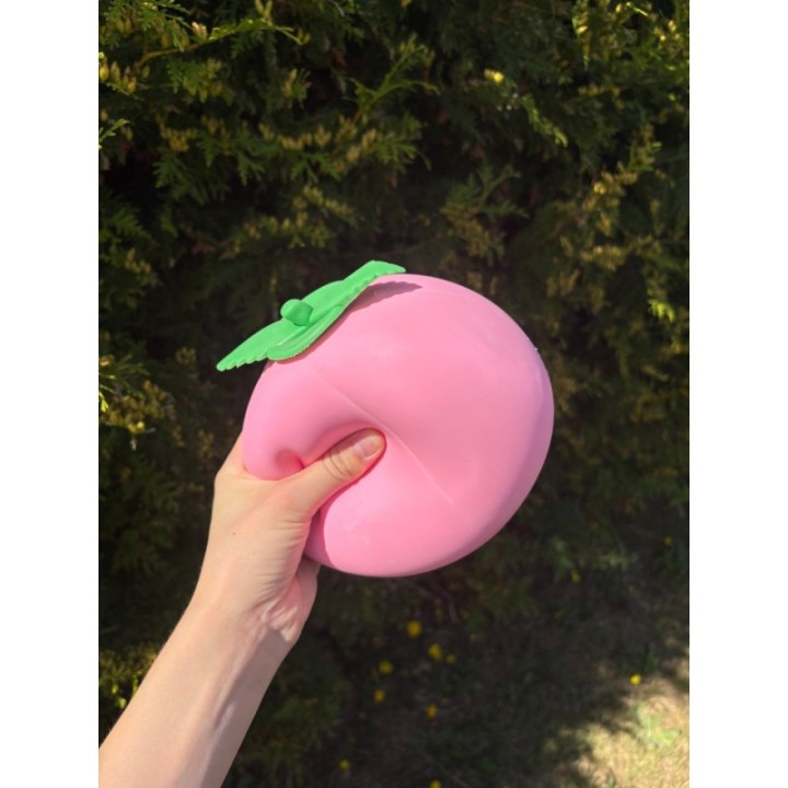 XXL fersken-squishy – assorteret farve | Dit Lagersalg