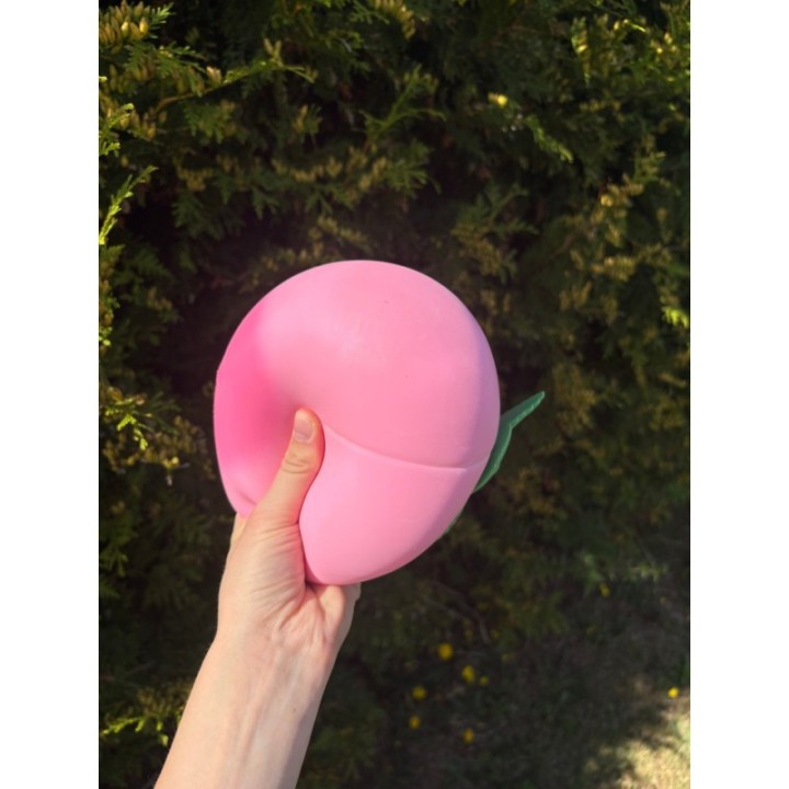 XXL fersken-squishy – assorteret farve | Dit Lagersalg