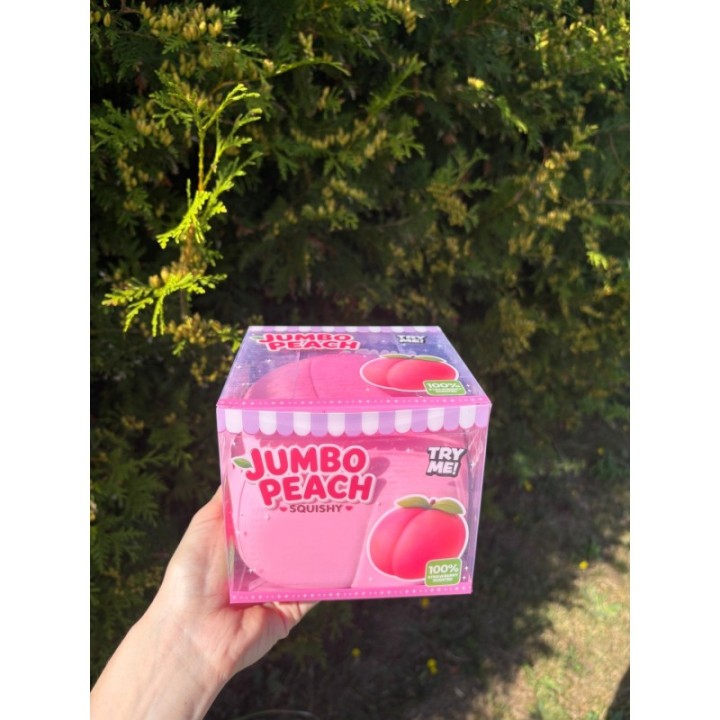XXL fersken-squishy – assorteret farve | Dit Lagersalg