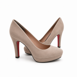 Beige pump