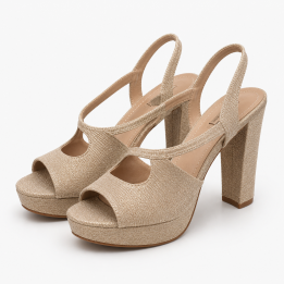 Guld sandal